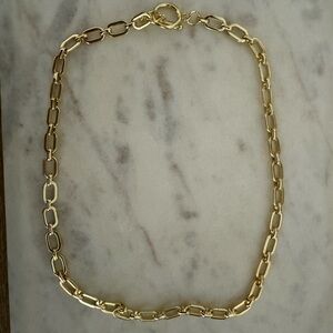 14k gold filled chain link necklace